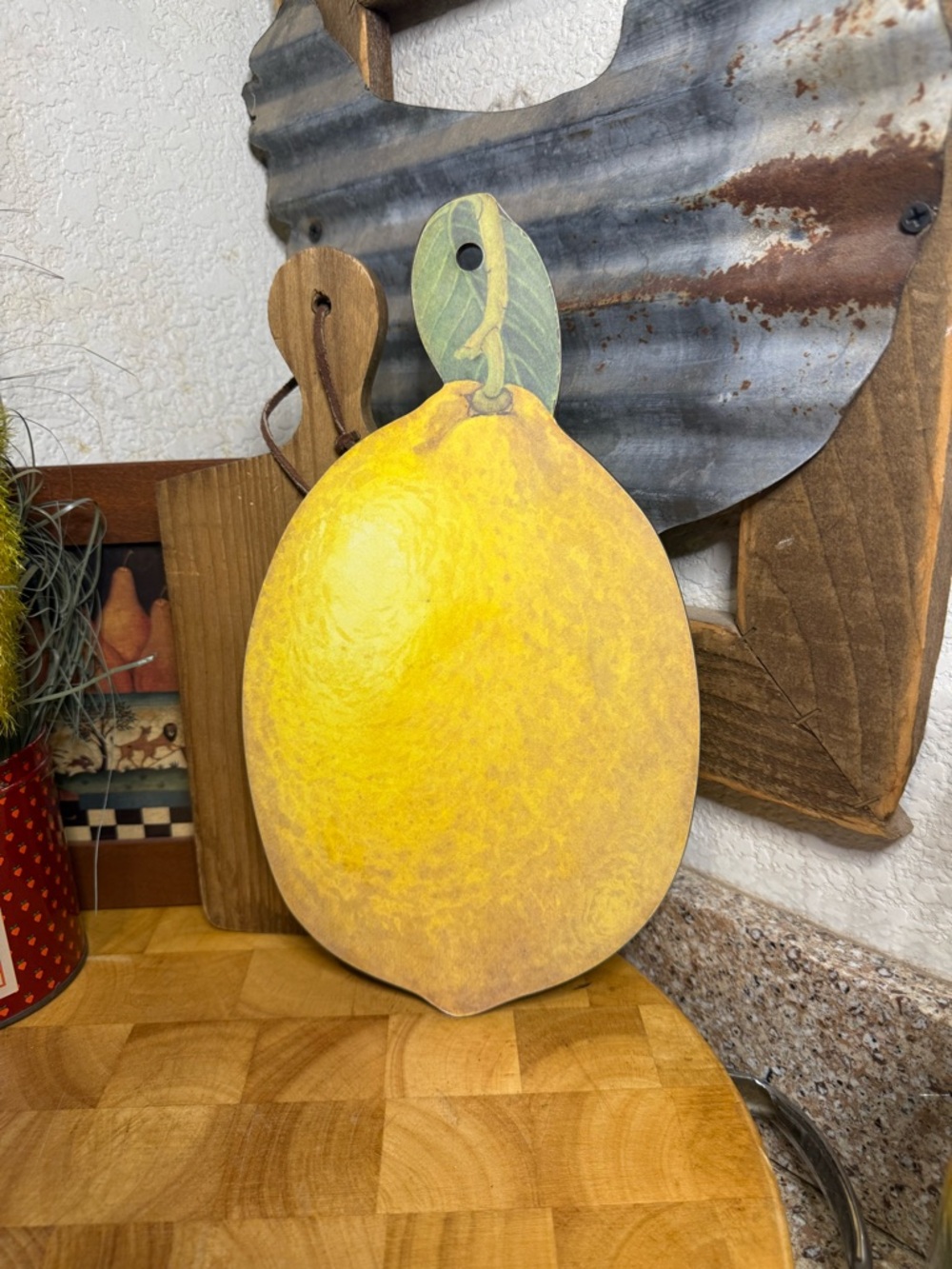 Decorative Lemon Cutting Board - Wilcombe Melamine England Cutting Board